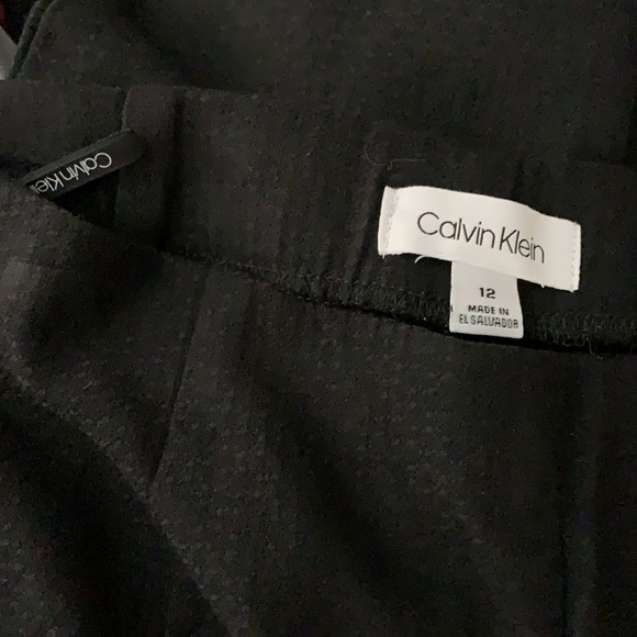 Calvin Klein textured slim fit pants - Picture 8 of 12